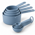 Dusty Blue Measuring Cups and Spoons Set - main image